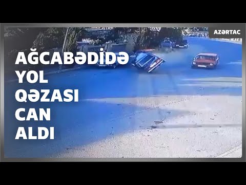 Ağcabədidə avtomobil qəzası piyadanın həyatına son qoydu