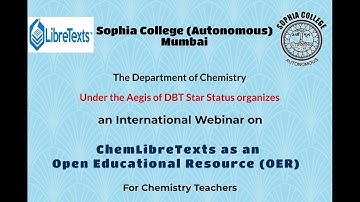 LibreTexts as Open Educational Resources - An International webinar