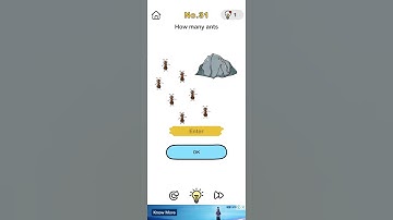 brain out game level 31 how many ants 🐜🐜🐜🐜