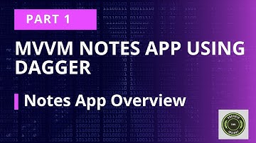 Notes App Overview - MVVM Dagger Android Kotlin Tamil - Part 1