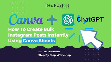Create & Schedule Instagram Posts FAST with AI + Canva Sheets