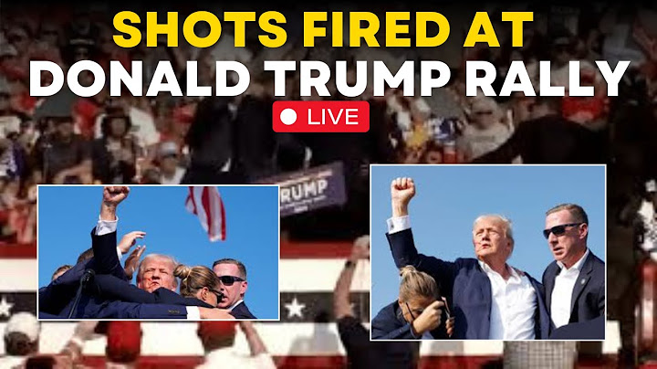 Trump rally shooting live: Donald Trump injured in shooting at Pennsylvania | Trump's Butler Rally