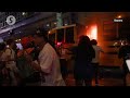 Bus torched in wild celebration, Knicks down Spurs to snap 53-year NBA title drought