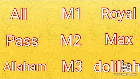 My M1 M2 M3 All Royal Pass Max Allahamdolillah #shorts