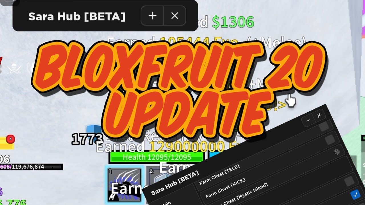 NEW BLOXFRUIT UPDATE 20 SCRIPT!! AUTOFARM MOBS AUTOFARM CHEST!! 