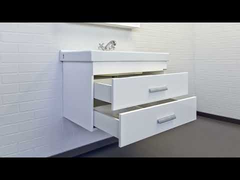 Мебель для ванной комнаты Comforty Никосия 80П Белый глянец
