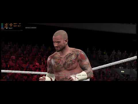 The Rock vs CM Punk at Elimination Chamber | WWE 2K15