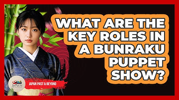 What Are The Key Roles In A Bunraku Puppet Show? - Japan Past and Present