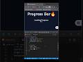 This CSS Progress Bar Makes Your Website Look Pro🔥#htmlcss #html #css #cssanimation #webdevelopment