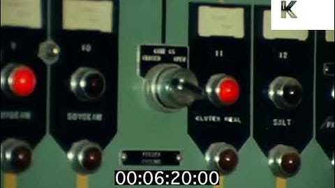 1970 USA, Early Computer Control Panel, Early Technology