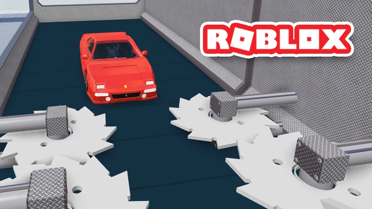 DESTROYING CARS IN ROBLOX 