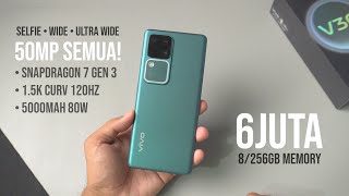 UNBOXING VIVO V30 INDONESIA ⚡ Snapdragon 7 Gen 3, 5000mah 80w, Kamera Jernih, Layar 1.5k Curve 120Hz