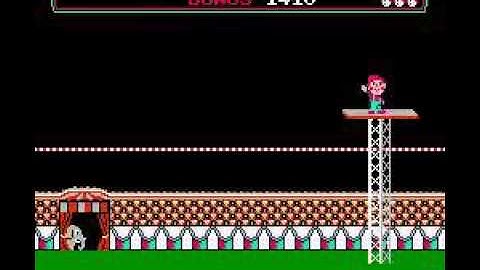 Circus Charlie (NES / Nintendo)  - Vizzed.com GamePlay