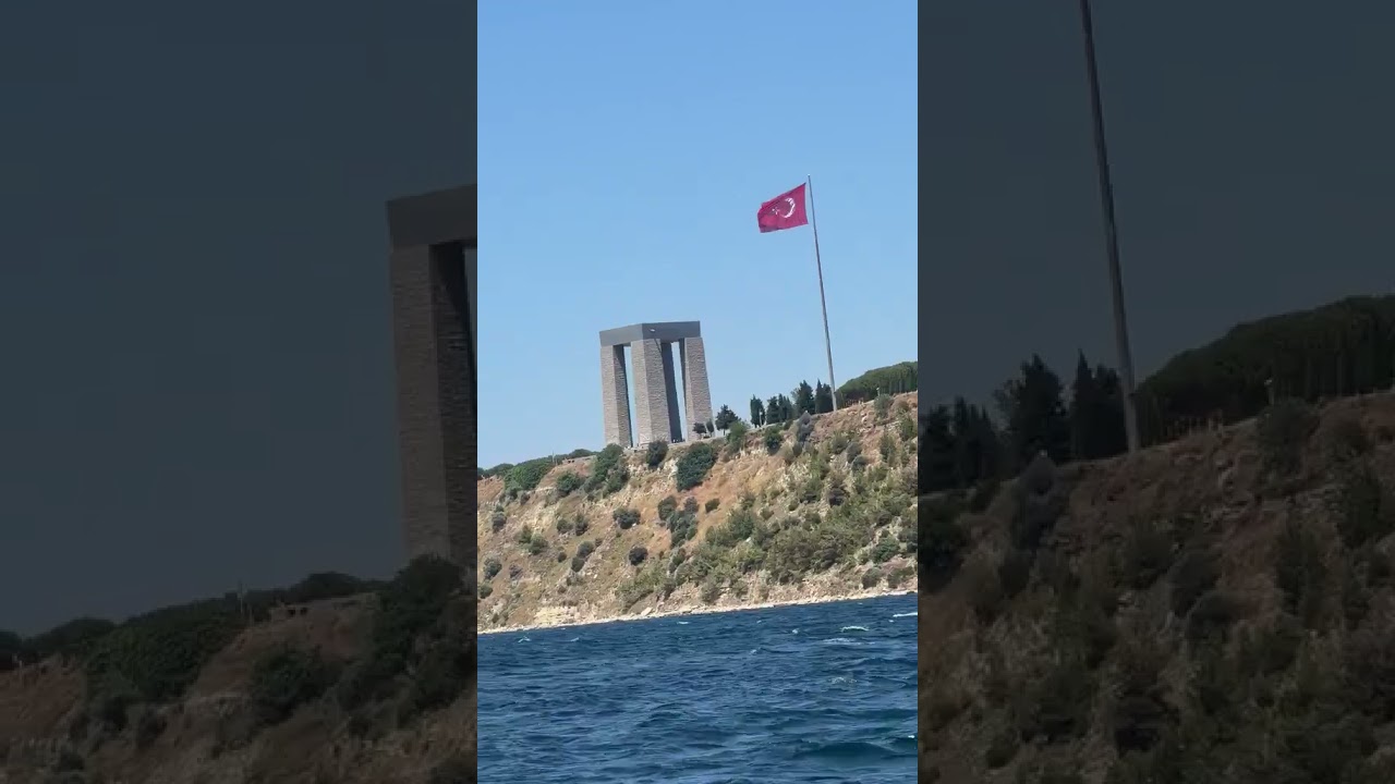 Çanakkale Şehitler Abidesi - Bozcaada Rotası #shorts