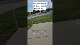 Even Where There Are New Sidewalks Near Highway 77 They Don't Lead You To Amenities But Stop