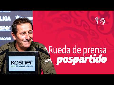 Rueda de prensa Luis Miguel Ramis pospartido Celta - Osasuna | Club Atlético Osasuna