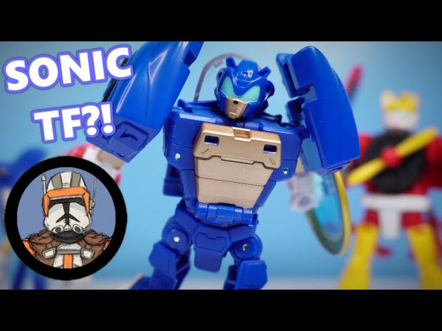 A Sonic the Hedgehog Transformer? TF Collaborative Blue Booster