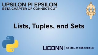 Lists, Tuples, and Sets