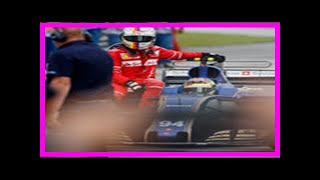 Breaking News | Video: sebastian vettel and lance stroll crash after the malaysia gp