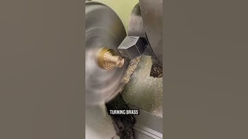 Turning Brass By Lathe Machine 😯😯😲😲