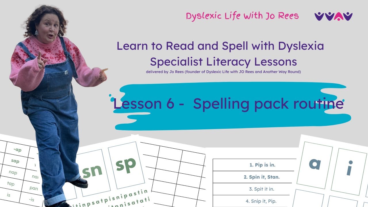 Learn to Read and Spell with Dyslexia  - Spelling routine - Lesson 6