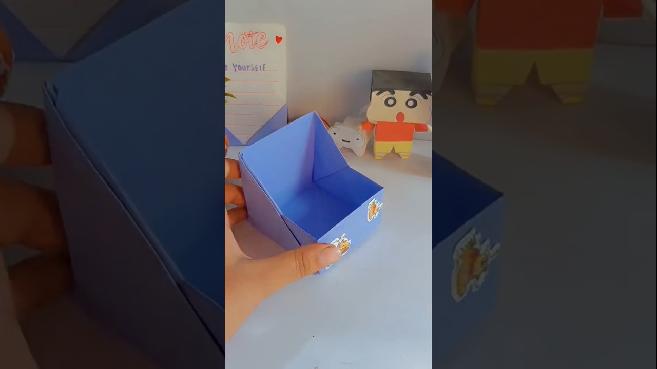 diy paper storage box💫