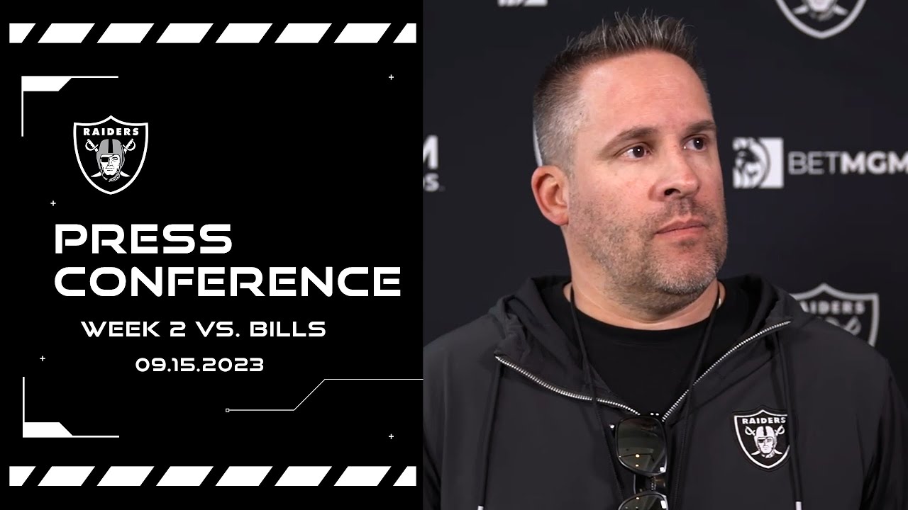 Coach McDaniels: 'It's Been a Good Week of Work', Raiders vs. Bills