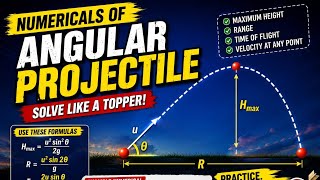 Numericals On Angular Projectile 