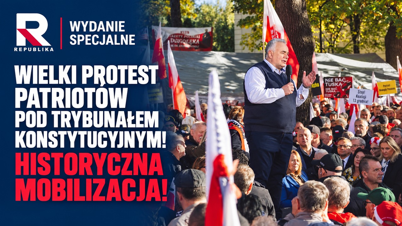 WIELKI PROTEST PATRIOTÓW POD TRYBUNAŁEM KONSTYTUCYJNYM! HISTORYCZNA MOBILIZACJA! | PEŁNA TRANSMISJA