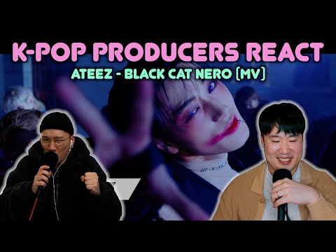 Musicians react & review ♡ Ateez - Black Cat Nero (MV)