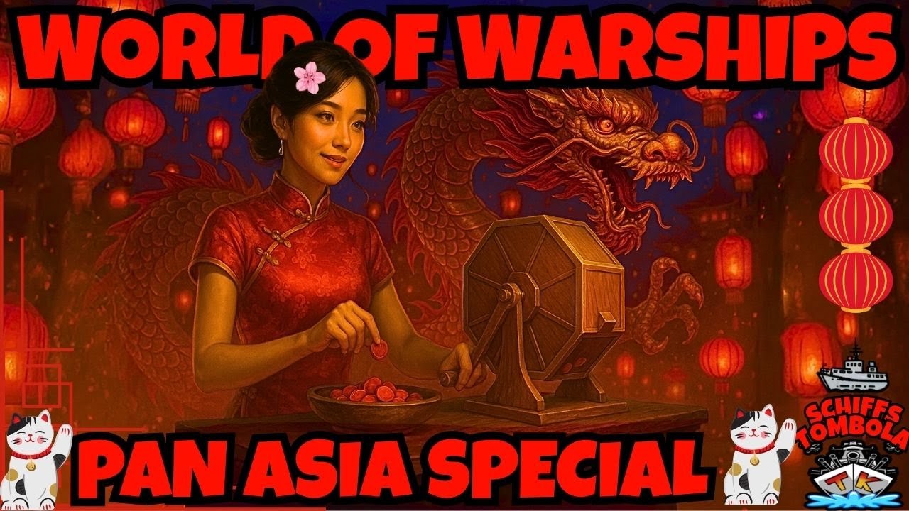 E-Abzeichen im Pan-Asia-Special?! 😲 | Schiffstombola | ⚓️ World of Warships 🚢