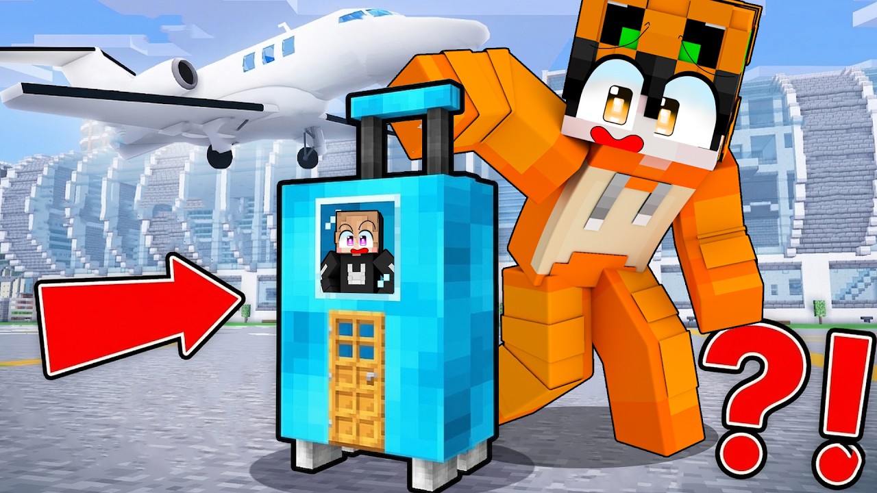 AKU SEMBUNYI DI DALAM KOPER KEZRI DI MINECRAFT!!