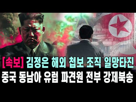 속보! 김정은 해외 첩보 조직 일망타진… 중국·동남아·유럽 파견원 전원 강제북송