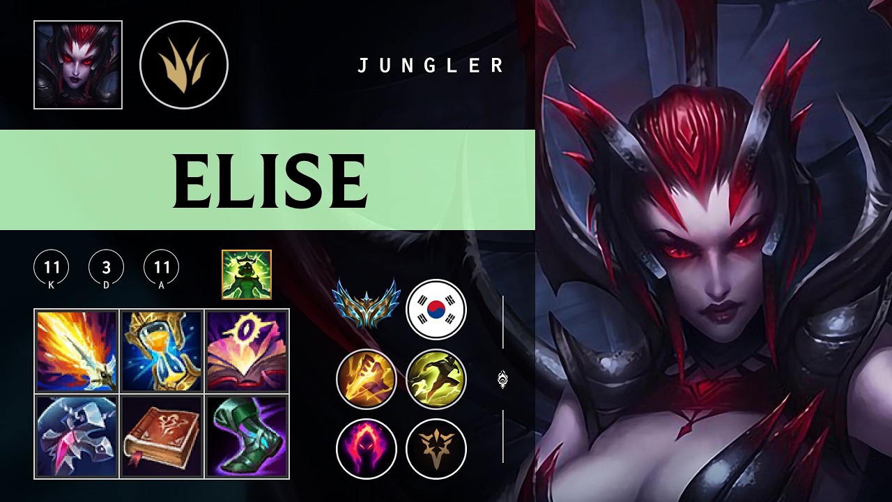 Elise Jungle vs Naafiri - KR Challenger Patch 26.04