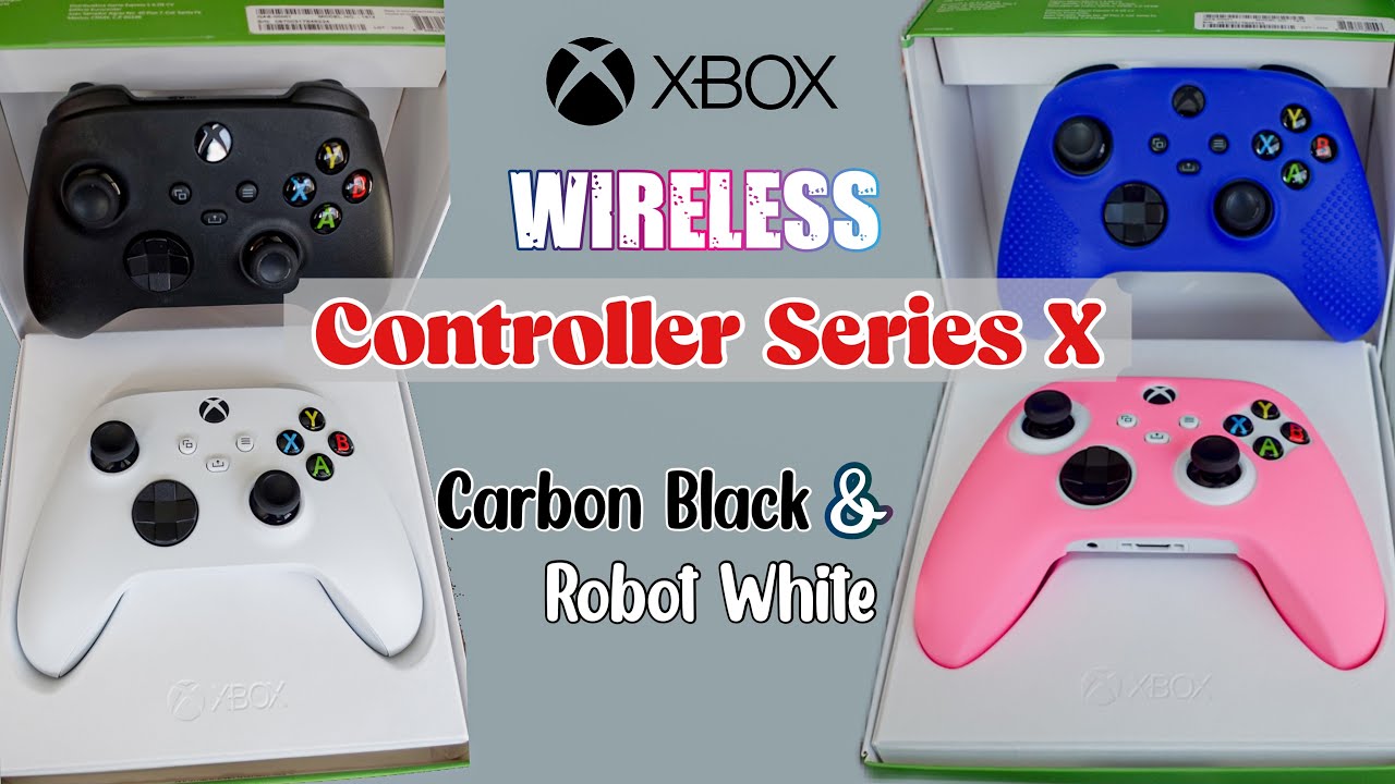 UNBOXING Xbox Series X Controller (Robot White and Carbon Black) - YouTube