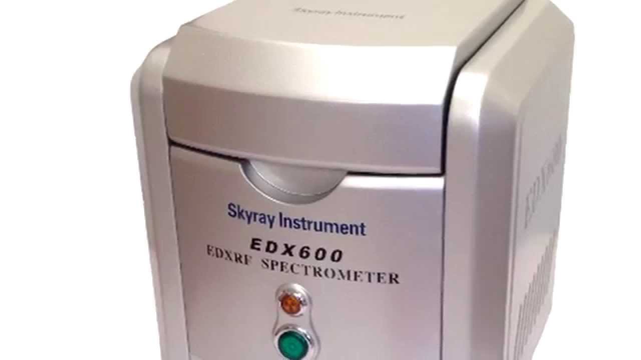 EDX600 Precious Metal XRF Analyser Demonstration