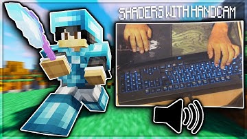 Using Shaders In Ranked Skywars On ALT WITH HANDCAM [SOUNDS]