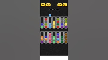 Ball sort puzzle. Level 327