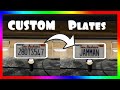 GTA online guides - How to create custom license plates ...