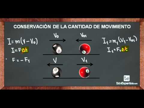 Video: ¿Cuál es la ley de conservación de la cantidad de movimiento?