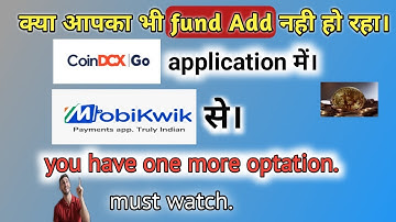 #mobileguruofficial How to deposit money in coindcx mobikwik | how to deposit money in coindcx||