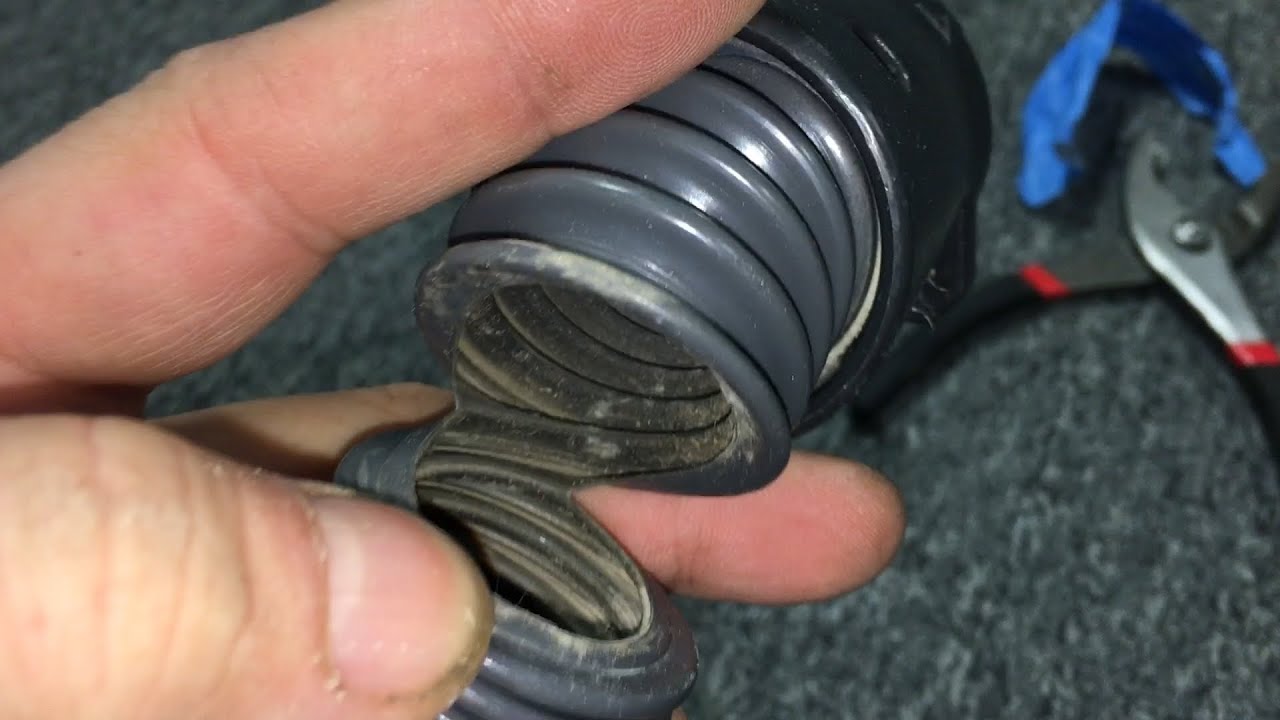 How to quickly repair cracked broken vacuum hose no tape glue required
