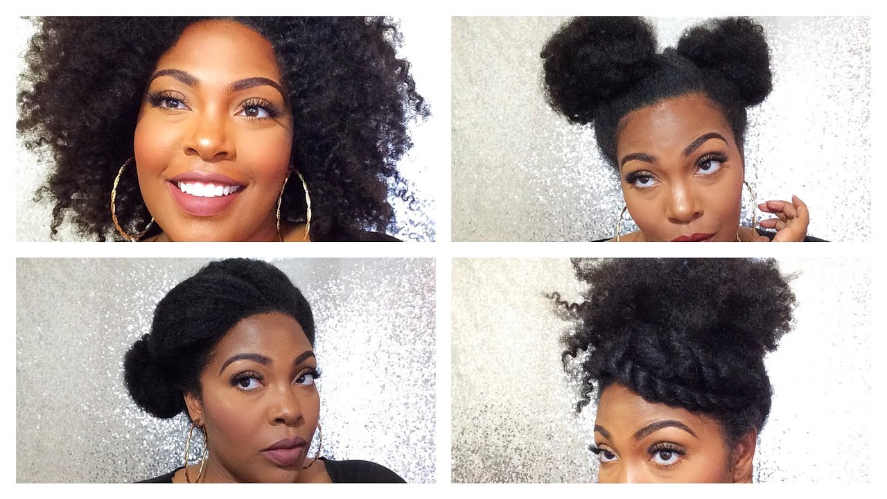 Natural 4c Hair Back to School Twist Out Styled 4 Ways| Supa Natural ...