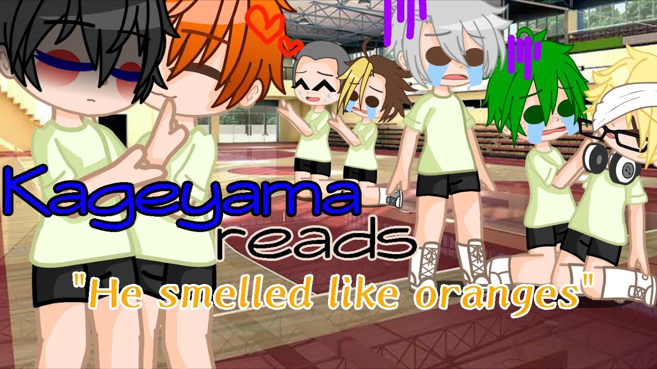 "Kageyama reads 'He smelled like Oranges'"// KageHina🧡💙\\ Short Skit