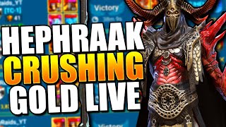 Hephraak IS AWESOME! Gold Live Arena to Quintus | Raid: Shadow Legends