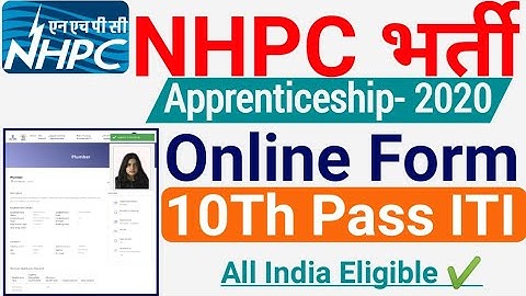 NHPC Apprentice Online Form 2020 Kaise Bhare| NHPC Apprentice Ka Online Form Kaise Bhare| Teesta-V