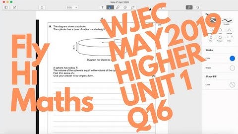 GCSE Maths Revision | WJEC May 2019 Higher Tier Unit 1 Non-Calculator | Question 16