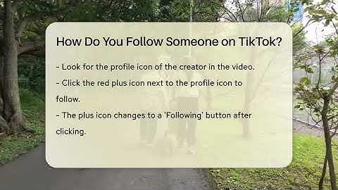 How Do You Follow Someone on TikTok? - Everyday-Networking