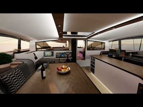 Fast And Comfortable Cruising In Dazcat Ocean Cruiser - Interior Fly Through