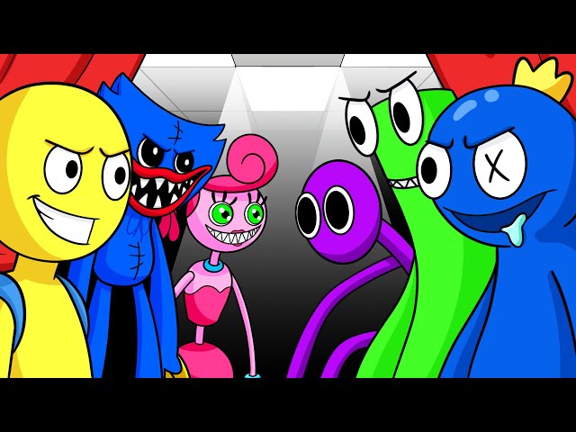 RAINBOW FRIENDS vs. POPPY PLAYTIME?! (Cartoon Animation) 